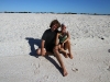 Tinka und Flo am Shell Beach