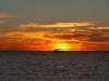 Sonnenuntergang am Strand von Coral Bay